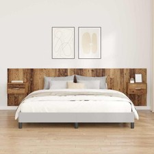 Bed headboard with - with, cabinet