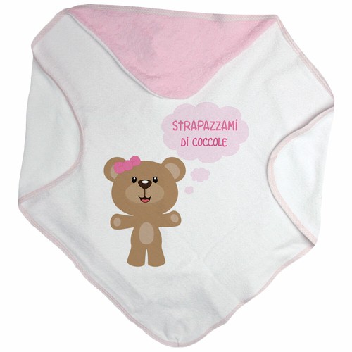 Accappatoio triangolo neonata