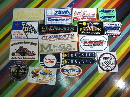 Adesivo kart racing vintage - racing,