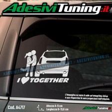 Adesivo I love together Dacia