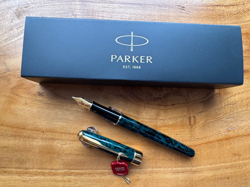 Parker sonnet marble - sonnet, green