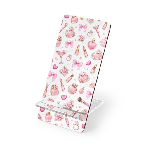 Carino supporto telefono rosa