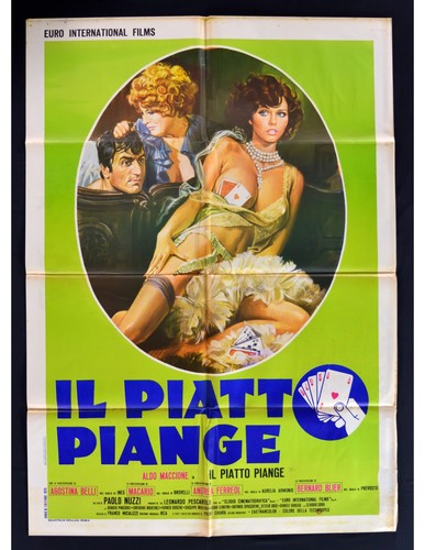 Manifesto piatto piange - manifesto,