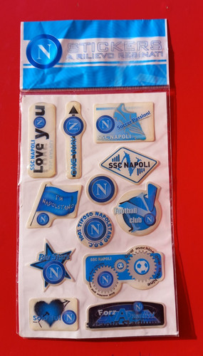Napoli stickers rilievo - stickers, a