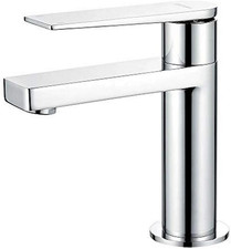 Lyon, Miscelatore Lavabo, Rubinetto Monocomando per Bagno, Cromo [Exclusiva Amaz