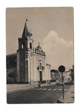 GRAVINA DI CATANIA CHIESA S. ANTONIO CARTOLINA NON VIAGGIATA ANIMATA ANNI '60 FG