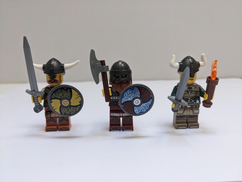 Lego minifig guerrier viking - guerrier,