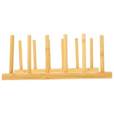 Scolapiatti in bambù da