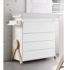 Fasciatoio neonato Cassettiera Vaschetta bagnetto Bianco Naturale - Swing Micuna