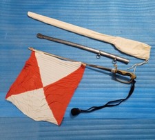 Spada da parata ufficiale esercito imperiale giapponese seconda guerra mondiale con sciabola striscione segnale