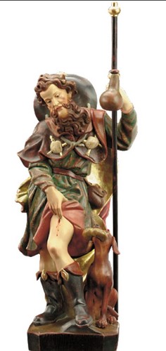 Statua san rocco - san,