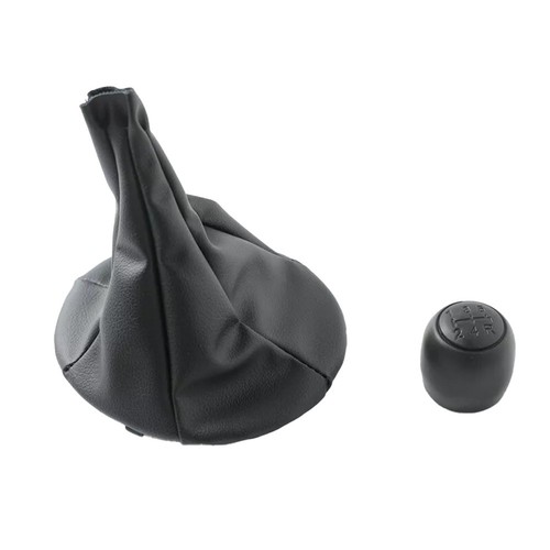 Leather covered shift knob - leather,