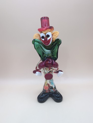 Rara scultura pagliaccio circo