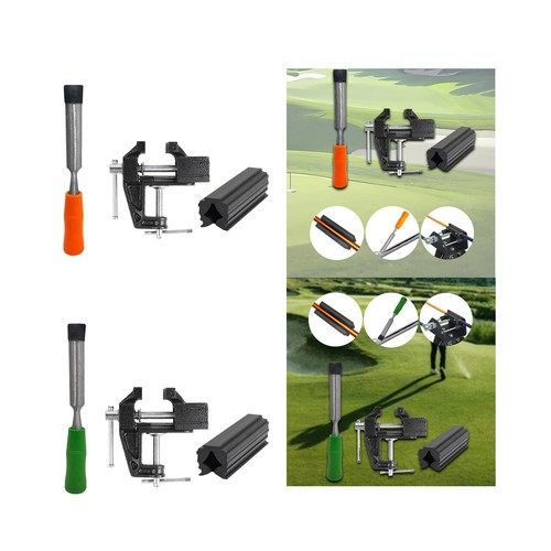 Golf club grip vise - club, plamp