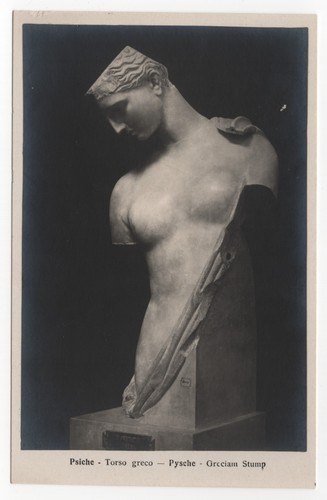 Psiche torso greco femminile - psiche,