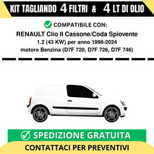 Tagliando per RENAULT Clio II