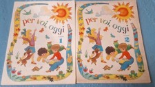 Lotto 2 Libri Letture PER VOI, OGGI Prima-Seconda Elementare 1978