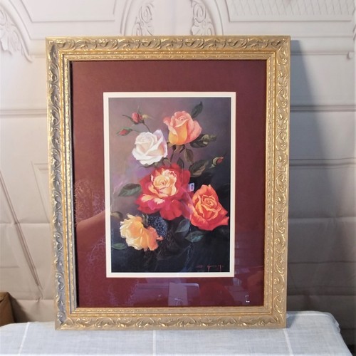 Stampa rose vintage di - ,