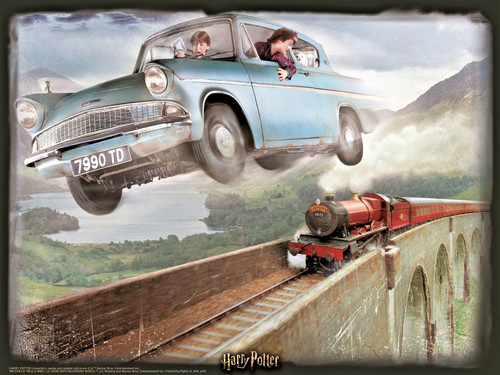 Harry potter ford anglia 3d - harry,