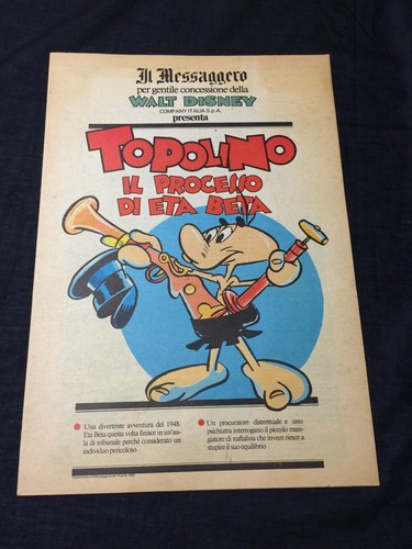 Topolino eta beta disney - topolino,
