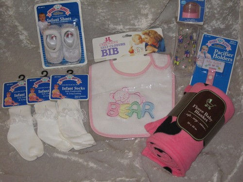 Baby girl blanket biberon - baby,