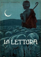 L.Metlicovitz-IL PASTORE-gregge-LUNA-pecora-agnello1907