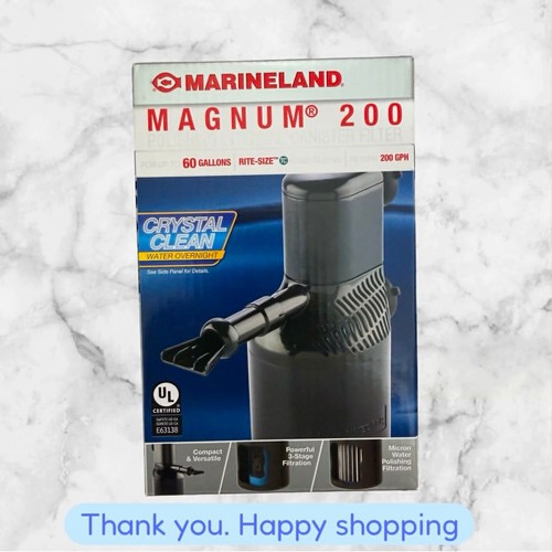 Marineland magnum 200 filtro - magnum,