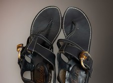 Sandali Gucci neri vintage in