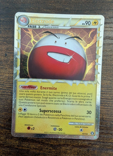 Pokemon 2010 electrode holo - pokemon,