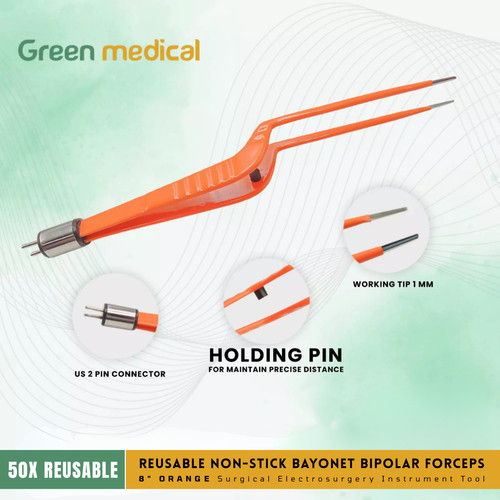 Pinza bipolare antiaderente