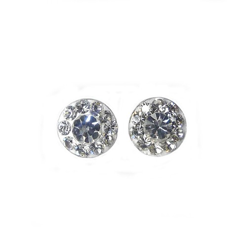 Orecchini argento 925 bottone - ,