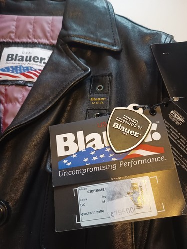 Giubbotto pelle blauer - di,