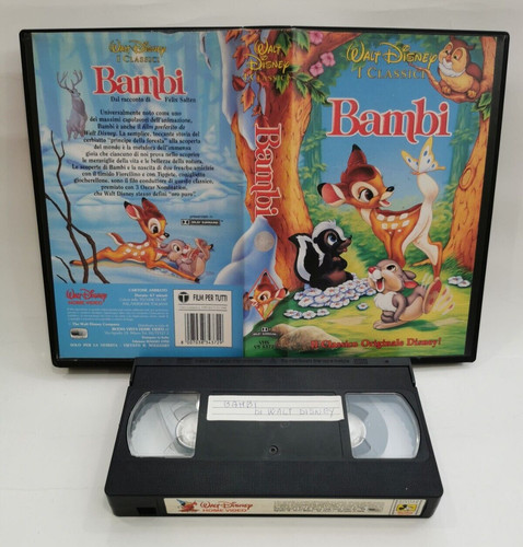 Vhs disney bambi prima - -,