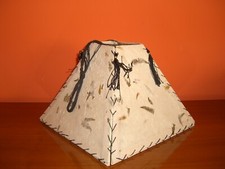 DUE LAMPADA A SOSPENSIONE IN CARTA DI RISO E LAVORAZIONE IN   COTONE