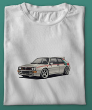 T-SHIRT MAGLIA AUTO LANCIA DELTA INTEGRALE EVOLUZIONE MARTINI - sketch