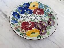 Piatto anni 30 ceramica