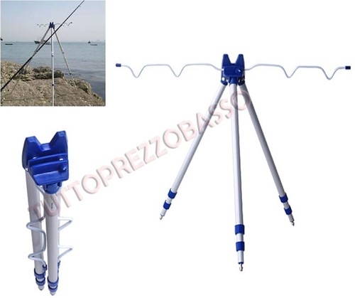 Supporto telescopico per - , canna