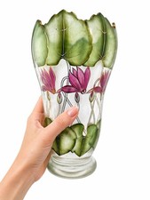 Vaso vetro ciclamino - in,