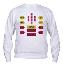 Felpa Uomo & Bambino Girocollo - Kit Supercar K - Divertente Humor Made in Italy