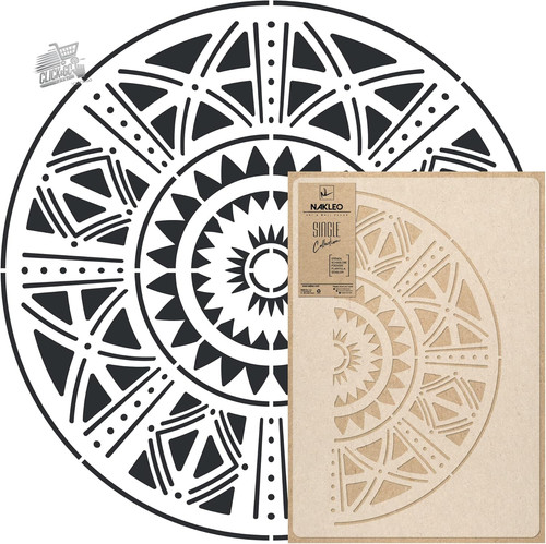 Stencil mandala grandi 59cm - mandala,