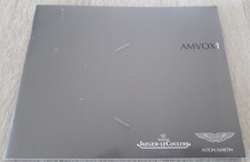 Brochure orologio Aston Martin Jaeger AMVOX1 edizione limitata c.2018