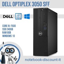 Dell Optiplex 3050 SFF Core i5-7500 Ram 8gb SSD 240gb Win 10 Computer PC GRADO B