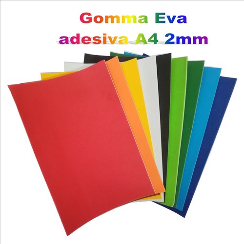 Fogli gomma eva adesivo - 10,