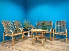 SALOTTINO IN BAMBU' CURVATO A VAPORE DIVANO POLTRONE TAVOLINO GIARDINO TERRAZZO