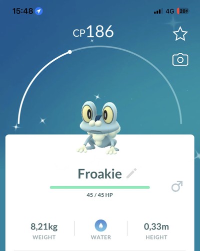 Shiny froakie pokemon - gen6, go