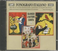 Fonografo italiano raro - fonografo, cd