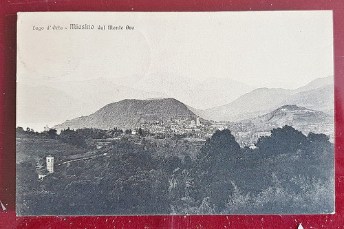 Cartolina lago orta miasino - cartolina, d'orta