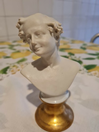 Capodimonte busto biscuit - capodimonte,