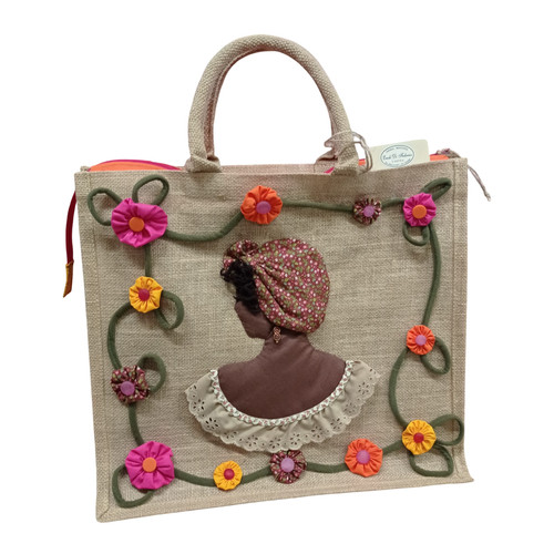 Borsa juta pochette - in,