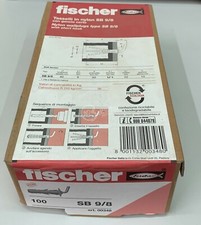 TASSELLI IN NYLON FISCHER SB 9/8 COD 00348 NUMERO PEZZI 100 FERRAMENTA FAI DA TE